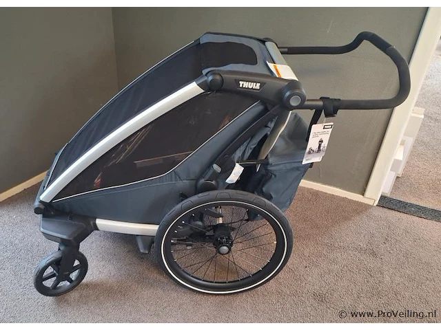 Thule fietskar | model chariot cross 2 single | kleur antraciet - afbeelding 3 van  5
