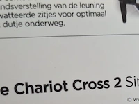 Thule fietskar | model chariot cross 2 single | kleur antraciet - afbeelding 5 van  5