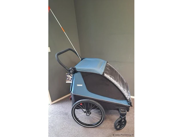 Thule fietskar | model courier | kleur blauw - afbeelding 4 van  7