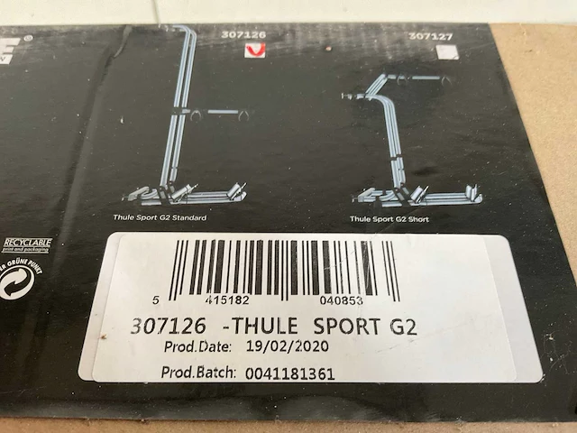 Thule sport g2 fietsendrager voor 2 fietsen - afbeelding 3 van  4