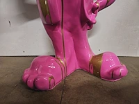 'thumbs up baby'' - paintsplash pink pop art - xxl formaat - afbeelding 9 van  9
