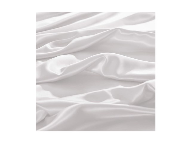 Thxsilk hoeslaken zijde 200 x 200 cm, wit 100% puur 19 momme mulberry silk voor standaard matras 30 cm - afbeelding 1 van  4