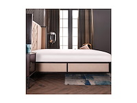 Thxsilk hoeslaken zijde 200 x 200 cm, wit 100% puur 19 momme mulberry silk voor standaard matras 30 cm - afbeelding 2 van  4