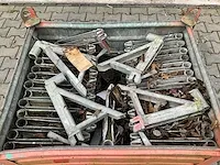 Thyssen - 1,5 ton - stapelkrat met 54 layher consoles - afbeelding 3 van  12