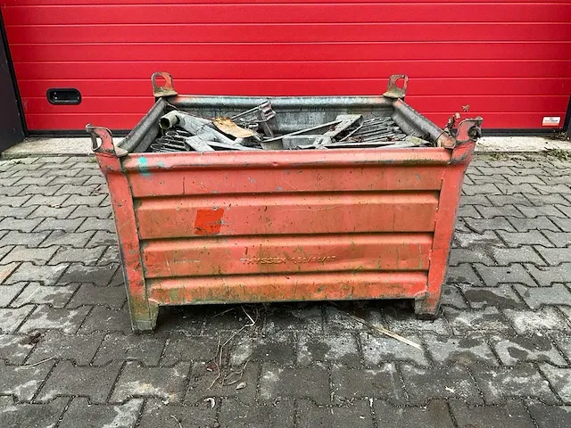 Thyssen - 1,5 ton - stapelkrat met 54 layher consoles - afbeelding 5 van  12