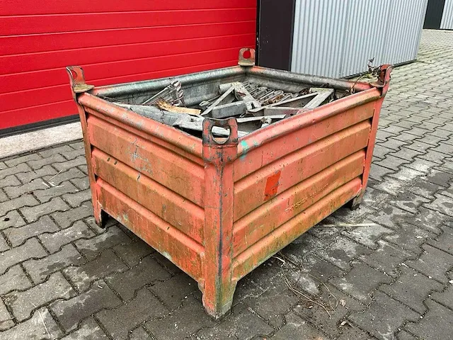 Thyssen - 1,5 ton - stapelkrat met 54 layher consoles - afbeelding 6 van  12