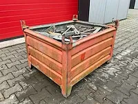 Thyssen - 1,5 ton - stapelkrat met 54 layher consoles - afbeelding 6 van  12