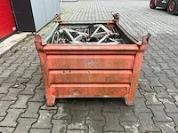 Thyssen - 1,5 ton - stapelkrat met 54 layher consoles - afbeelding 7 van  12