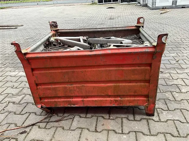 Thyssen - 1,5 ton - stapelkrat met 54 layher consoles - afbeelding 9 van  12