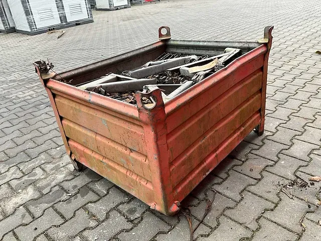 Thyssen - 1,5 ton - stapelkrat met 54 layher consoles - afbeelding 10 van  12