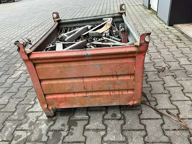 Thyssen - 1,5 ton - stapelkrat met 54 layher consoles - afbeelding 11 van  12