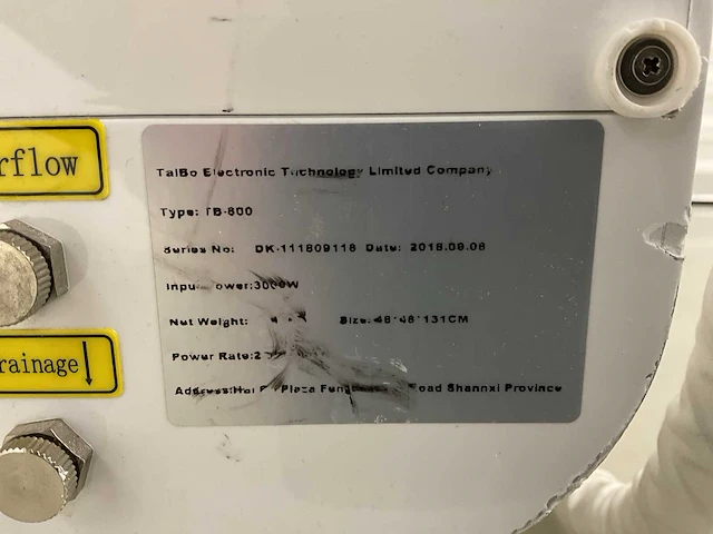Tiabo electronic - tb-800 - laser- huidbehandelingswerkstation - afbeelding 8 van  8