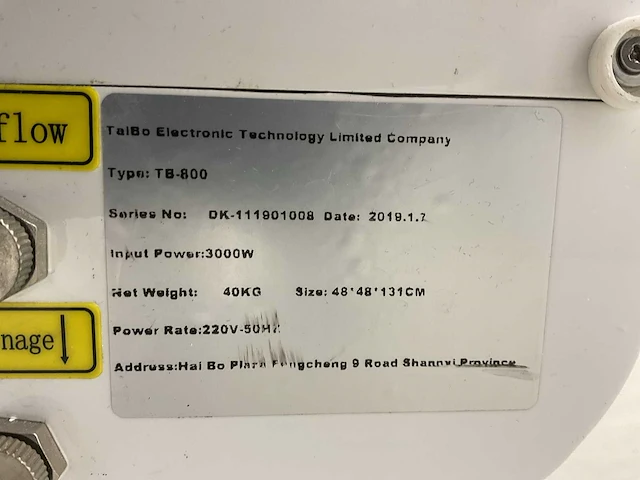 Tiabo electronic - tb-800 - laser- huidbehandelingswerkstation - afbeelding 7 van  7