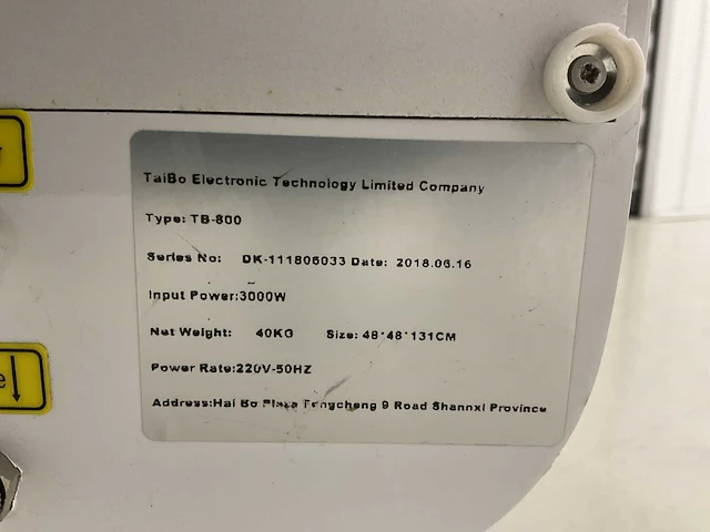 Tiabo electronic - tb-800 - laser- huidbehandelingswerkstation - afbeelding 8 van  8