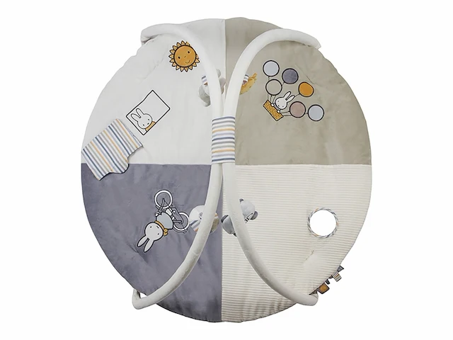 Tiamo nijntje speelkleed boog fluffy blue - afbeelding 2 van  4