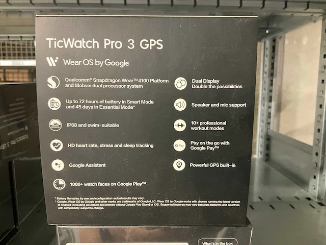Ticwatch pro 3 gps smartwatch - afbeelding 3 van  5