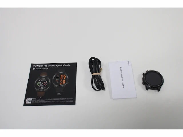 Ticwatch pro 3 ultra gps smartwatch qualcomm sdw4100 en mobvoi dual processor systeem voor mannen zwart - afbeelding 2 van  2