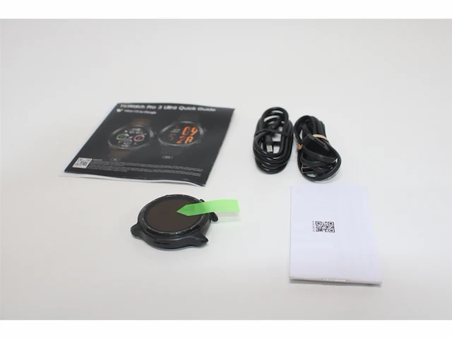 Ticwatch pro 3 ultra gps smartwatch qualcomm sdw4100 en mobvoi dual processor systeem wear os zwart - afbeelding 2 van  3