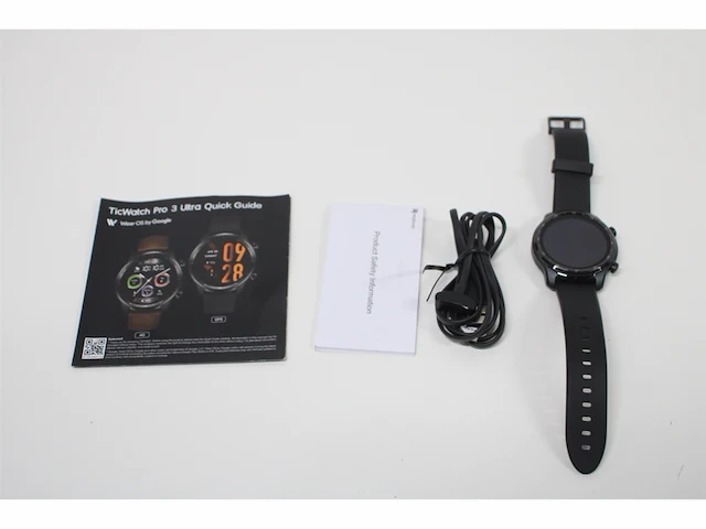 Ticwatch pro 3 ultra gps smartwatch qualcomm sdw4100 en mobvoi dual processor zwart - afbeelding 2 van  2
