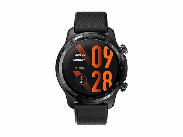 Ticwatch pro 3 ultra gps smartwatch qualcomm sdw4100 zwart - afbeelding 1 van  1