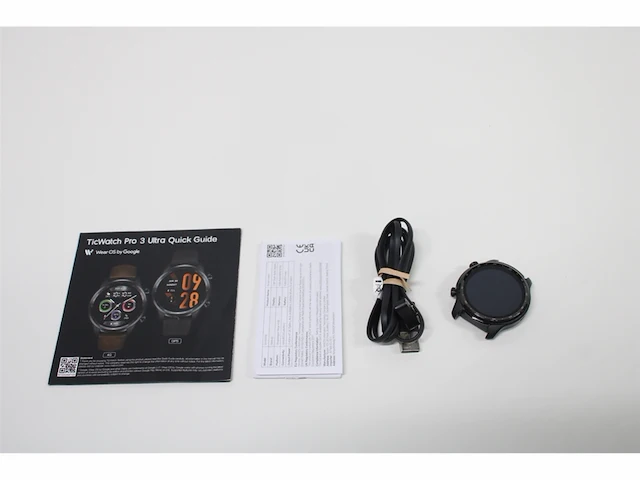 Ticwatch pro 3 ultra gps smartwatch qualcomm sdw4100 zwart - afbeelding 2 van  2