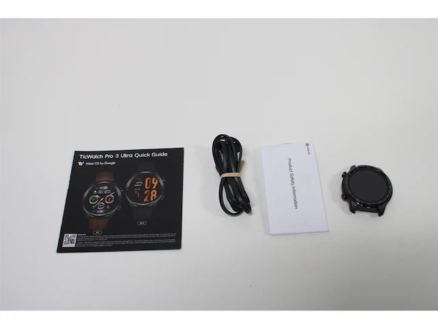 Ticwatch pro 3 ultra gps smartwatch qualcomm sdw4100 zwart - afbeelding 2 van  2