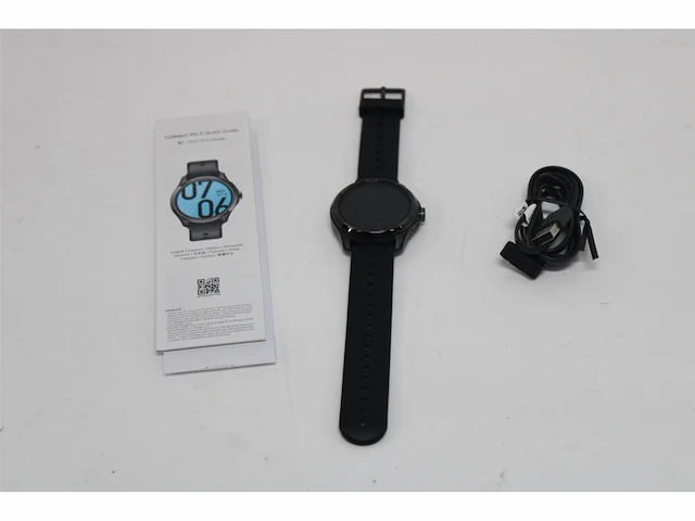 Ticwatch pro 5 android smartwatch snapdragon w5+ gen 1 platform wear os smart watch gps 5atm waterbestendigheid zwart - afbeelding 5 van  5