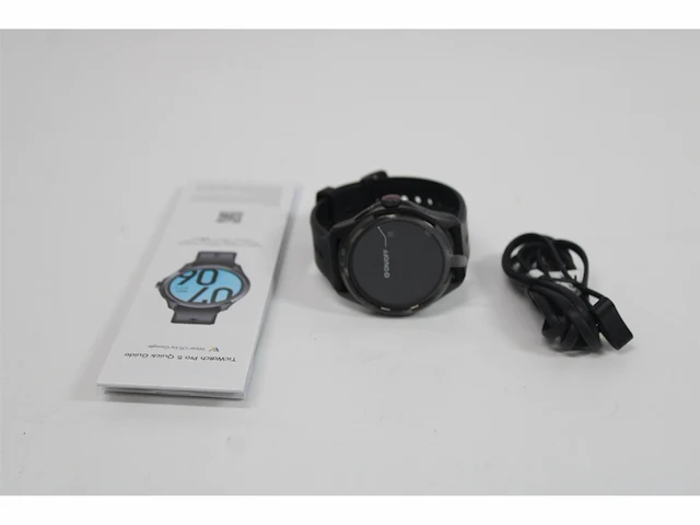 Ticwatch pro 5 android smartwatch snapdragon w5+ gen 1 platform wear os smart watch gps 5atm waterbestendigheid zwart - afbeelding 5 van  5