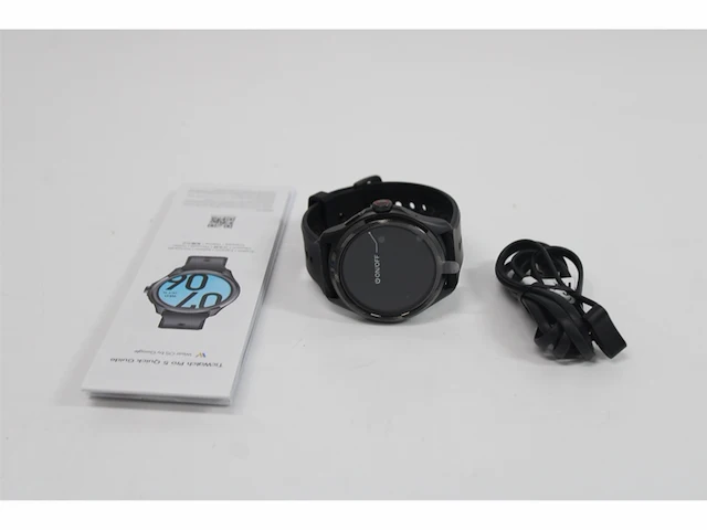 Ticwatch pro 5 android smartwatch snapdragon w5+ gen 1 platform wear os smart watch gps 5atm waterbestendigheid zwart - afbeelding 5 van  5