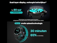 Ticwatch pro 5 android smartwatch snapdragon w5+ gen 1 platform wear os smart watch gps 5atm waterbestendigheid zwart - afbeelding 3 van  4