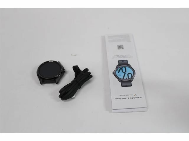 Ticwatch pro 5 android smartwatch snapdragon w5+ gen 1 platform wear os waterbestendigheid zwart - afbeelding 5 van  5