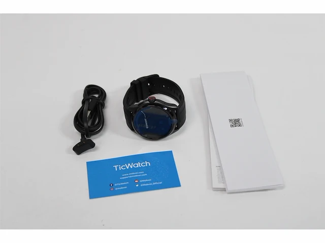 Ticwatch pro 5 android smartwatch snapdragon w5+ gen 1 platform wear os zwart - afbeelding 5 van  5