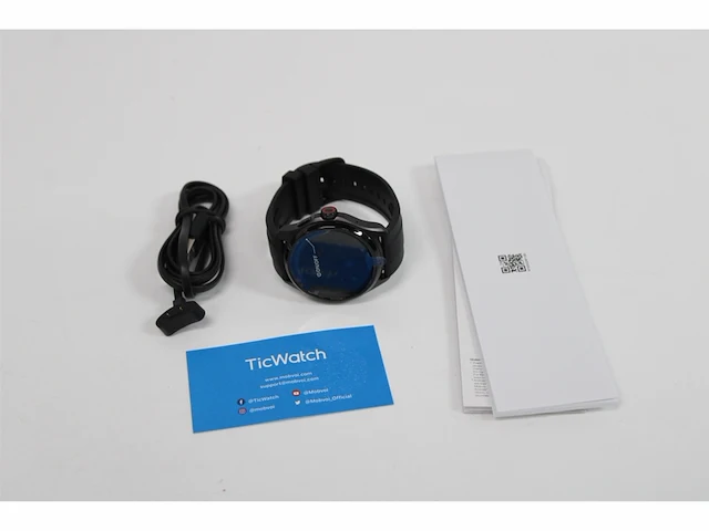 Ticwatch pro 5 android smartwatch snapdragon w5+ gen 1 waterbestendigheid zwart - afbeelding 5 van  5