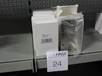 Tien mounted back box zinc alloy type mbb-811-d-m, 10 stuks - afbeelding 1 van  2