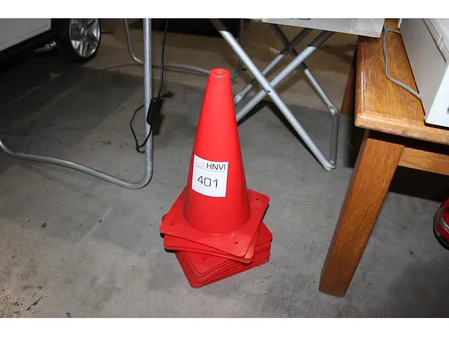 Tien pionnen hoogte 31 cm - afbeelding 1 van  1