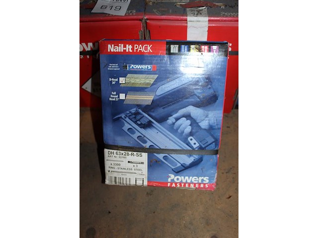 Tien powers fasteners nail-it packs. gaspatronen ontbreken (deels). - afbeelding 2 van  2