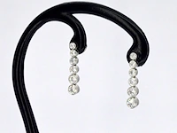Tiffany & co - platina jazz tiffany & co druppel oorbellen - afbeelding 3 van  9