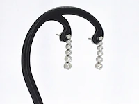 Tiffany & co - platina jazz tiffany & co druppel oorbellen - afbeelding 4 van  9
