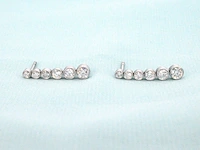 Tiffany & co - platina jazz tiffany & co druppel oorbellen - afbeelding 7 van  9