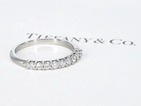 Tiffany & co - platina "tiffany forever" trouw ring met diamanten