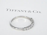 Tiffany & co - platina "tiffany forever" trouw ring met diamanten - afbeelding 6 van  10
