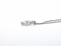 Tiffany & co - tiffany & co ketting met een marquise geslepen diamant van gia - afbeelding 7 van  10