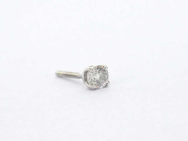 Tiffany & co - tiffany solitair oorknop met diamant - afbeelding 13 van  13