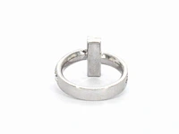 Tiffany & co - "tiffany t" t1 witgouden ring met diamanten - afbeelding 10 van  13