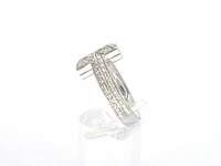 Tiffany & co - "tiffany t" t1 witgouden ring met diamanten - afbeelding 13 van  13
