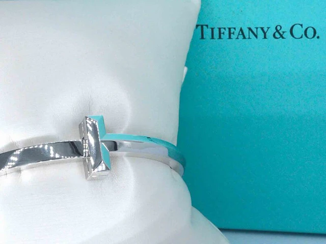 Tiffany & co - tiffany t witgouden armband - afbeelding 10 van  13