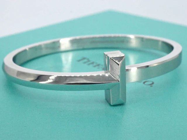 Tiffany & co - tiffany t witgouden armband - afbeelding 1 van  13