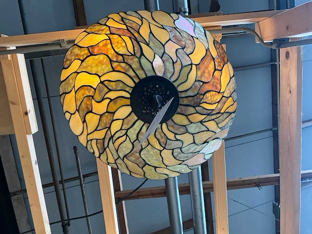 Tiffany jade plafondlamp - afbeelding 4 van  4