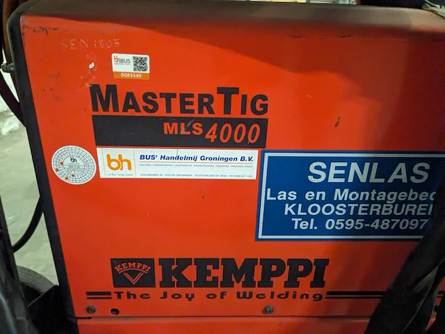 Tig elektrode lasapparaat , kemppi, mastertig mls 4000 - afbeelding 20 van  20