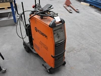 Tig lasapparaat kemmpi mastertig acdc 3500w met toorts en manometers op verrijdbaar statief. - afbeelding 1 van  2
